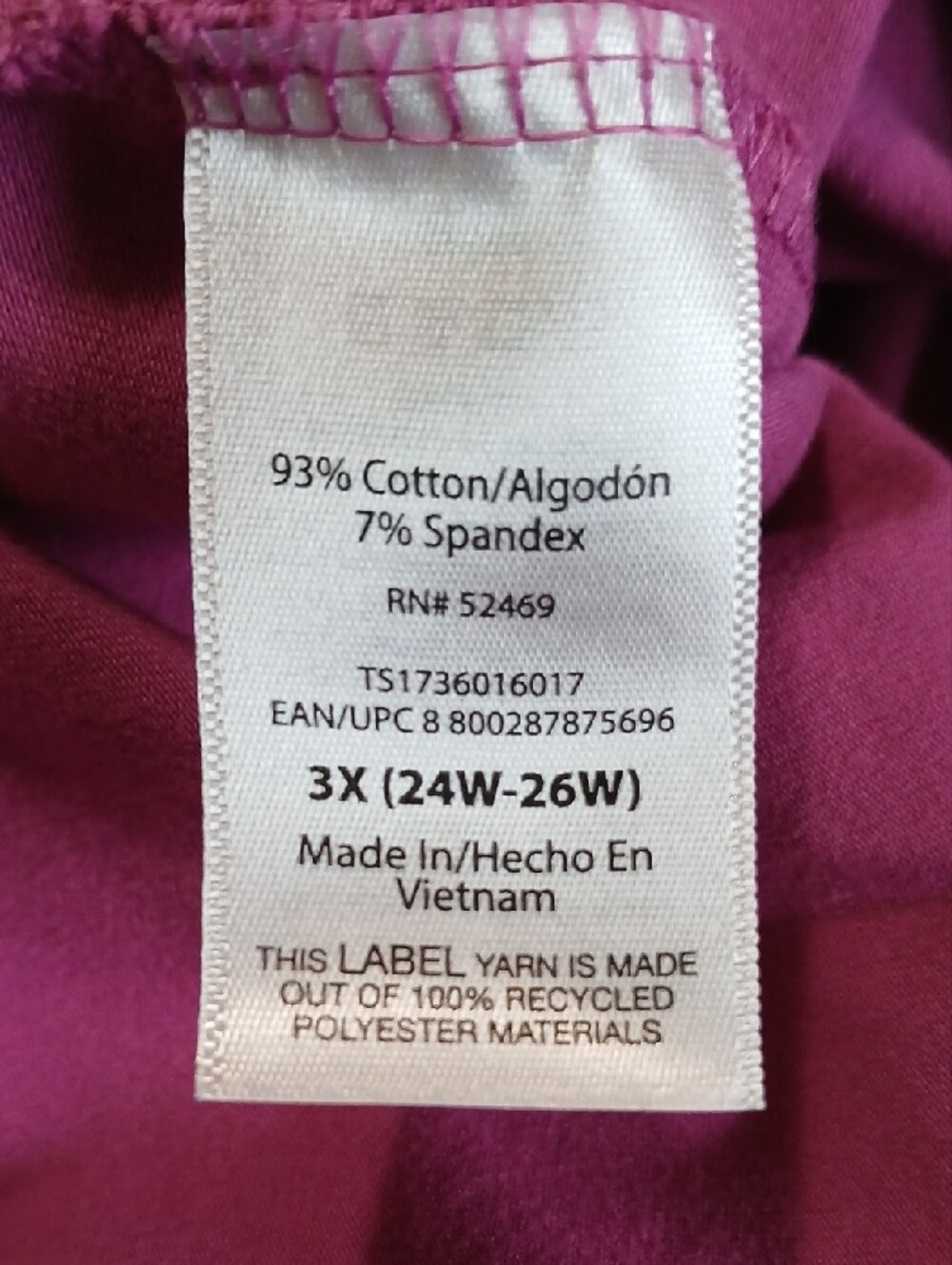 Terra & Sky Women's 3X Capri Ladder Leggings - Picture 4 of 9